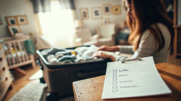 Checklist ultime pour ne rien oublier dans la valise de maternité
